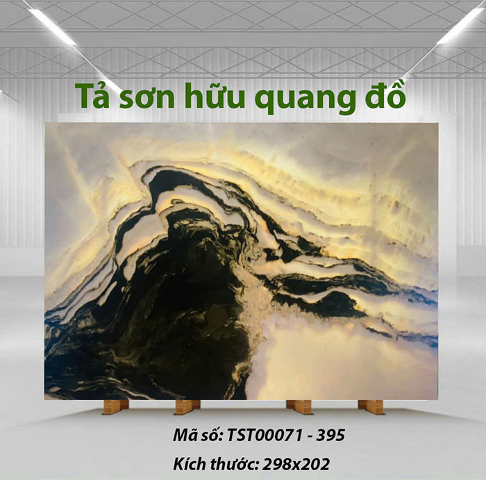 Tranh đá sơn thủy xuyên sáng TDST-GMC10