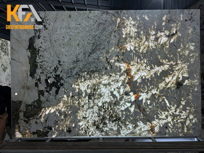 Tranh đá Granite xuyên sáng TDXS-TC20 | 2 tấm đối xứng