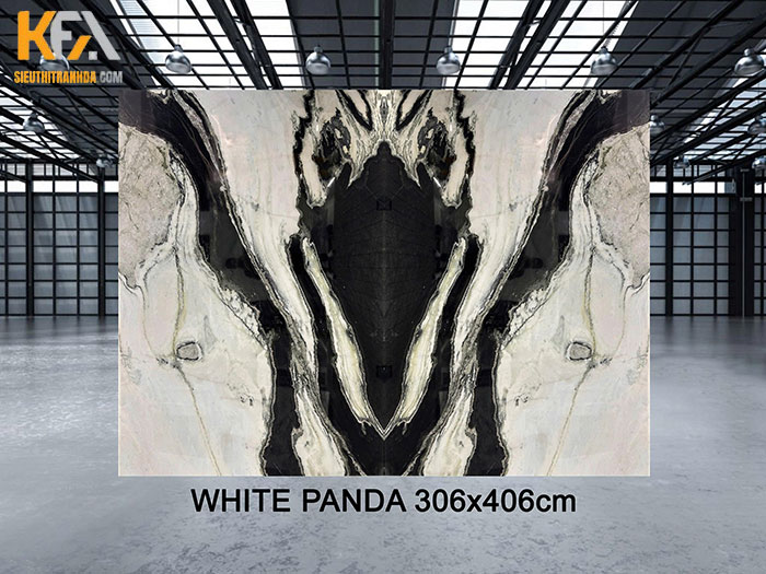 Tranh đá đối xứng TDTA-F05 Panda White