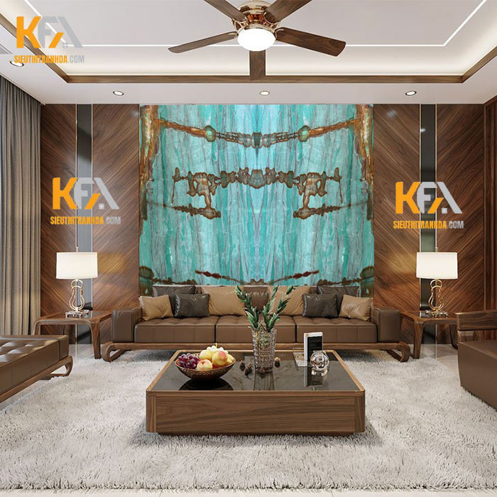 Tranh đá thạch anh đối xứng TDTA-F06