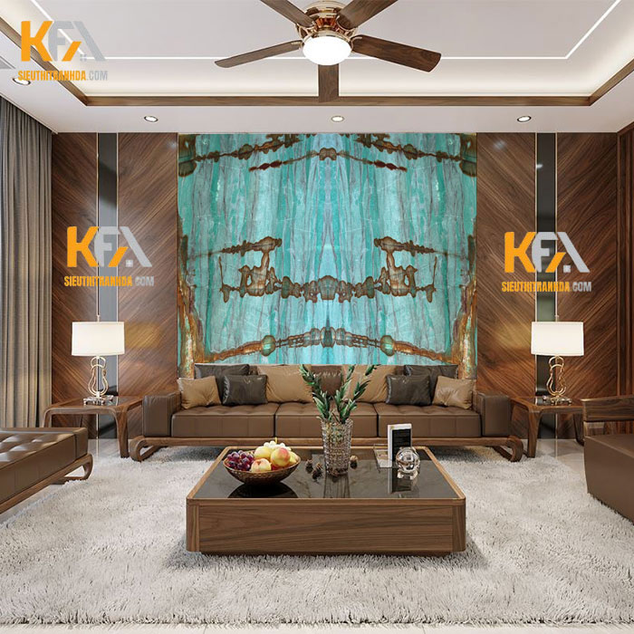 Tranh đá thạch anh đối xứng TDTA-F06