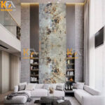 Tranh đá thông tầng Alpinus xuyên sáng TC_006