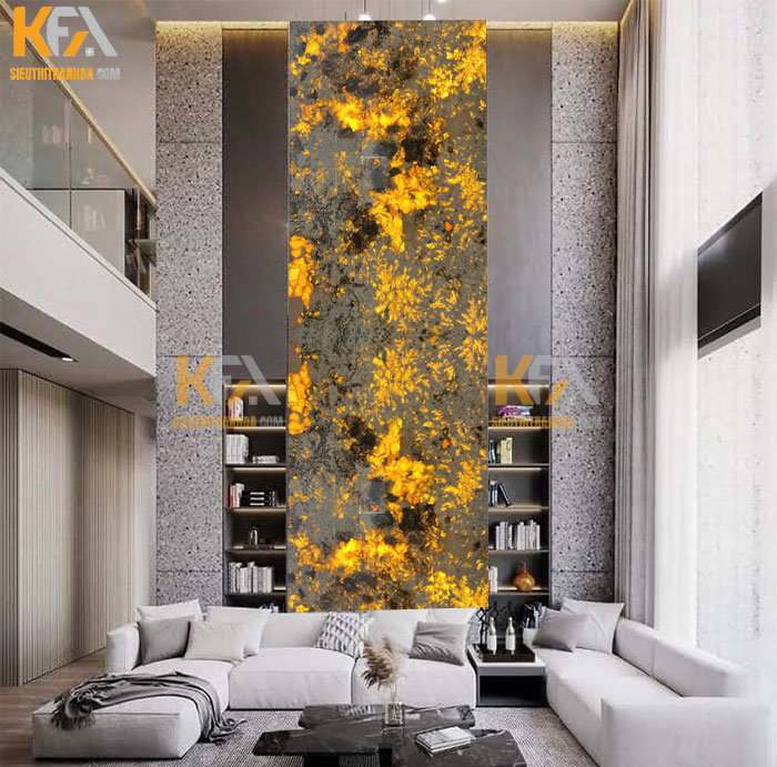 Tranh đá thông tầng Alpinus xuyên sáng TC_006