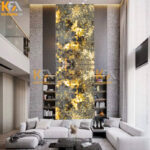 Tranh đá thông tầng Alpinus xuyên sáng TC_006