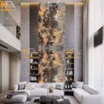 Tranh đá thông tầng xuyên sáng TC_005 | ghép 2 tấm