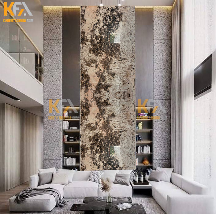 Tranh đá thông tầng xuyên sáng TC_005 | ghép 2 tấm