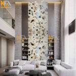 Tranh đá thông tầng xuyên sáng TC_003 | ghép 2 tấm