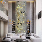 Tranh đá thông tầng xuyên sáng TC_004 | ghép 2 tấm