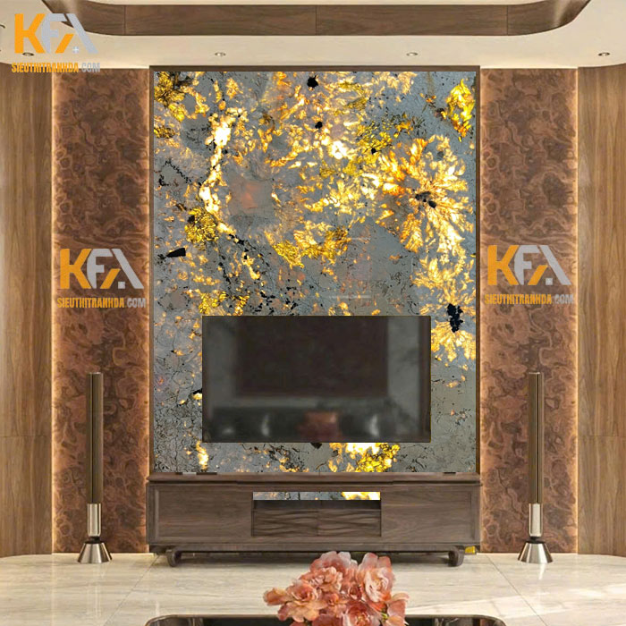 Tranh đá xuyên sáng ốp vách Tivi TC-006 | Dáng đứng